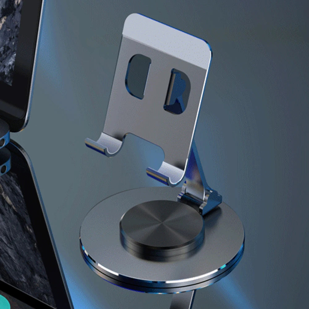 Soporte Metálico giro360º ajustable para teléfonos y tablets