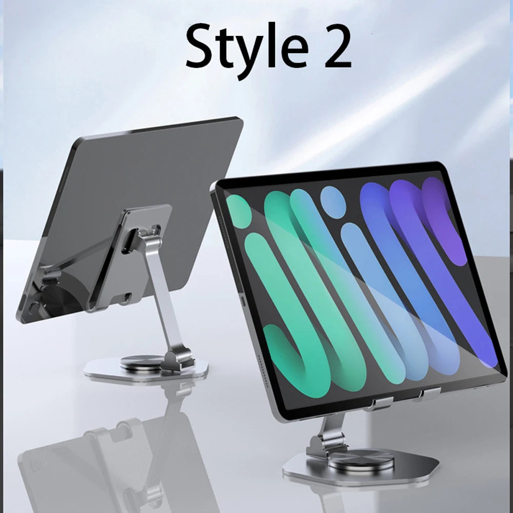 Soporte Metálico giro360º ajustable para teléfonos y tablets