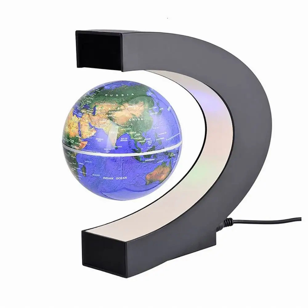 Globo de Levitación Magnética con mapa y lampara LED