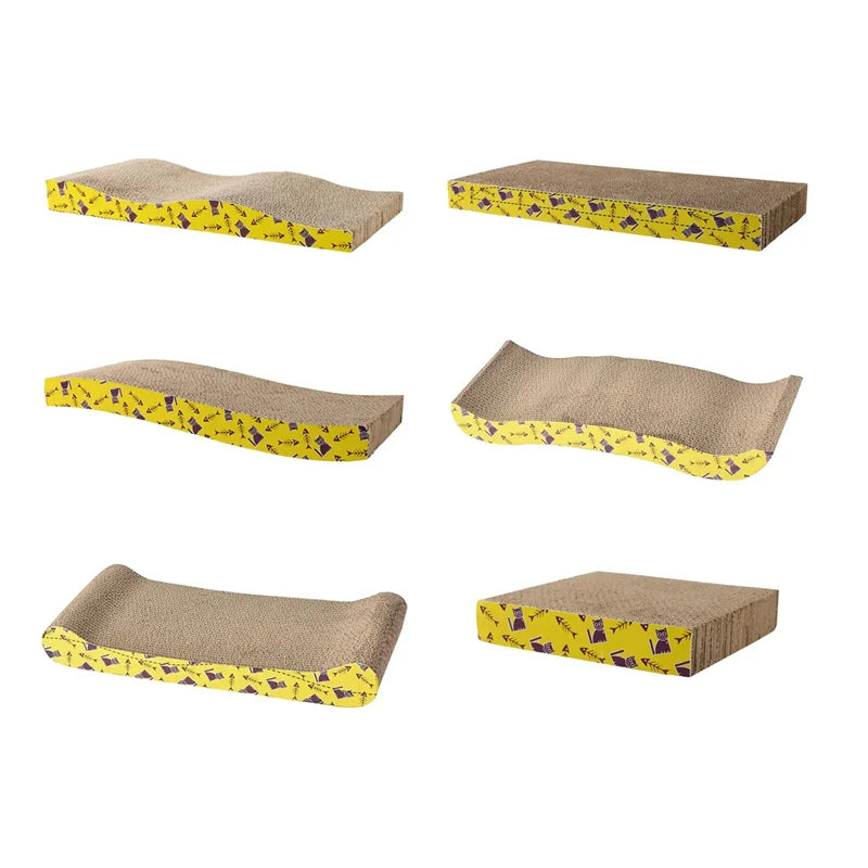 Garras Felices, Muebles Sanos: Tablero Rascador de Cartón Corrugado