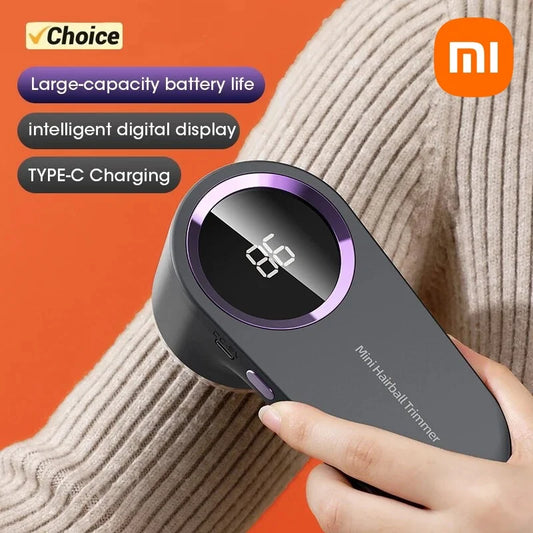Quitapelusas eléctrico portátil con pantalla LED: tu aliado para ropa impecable