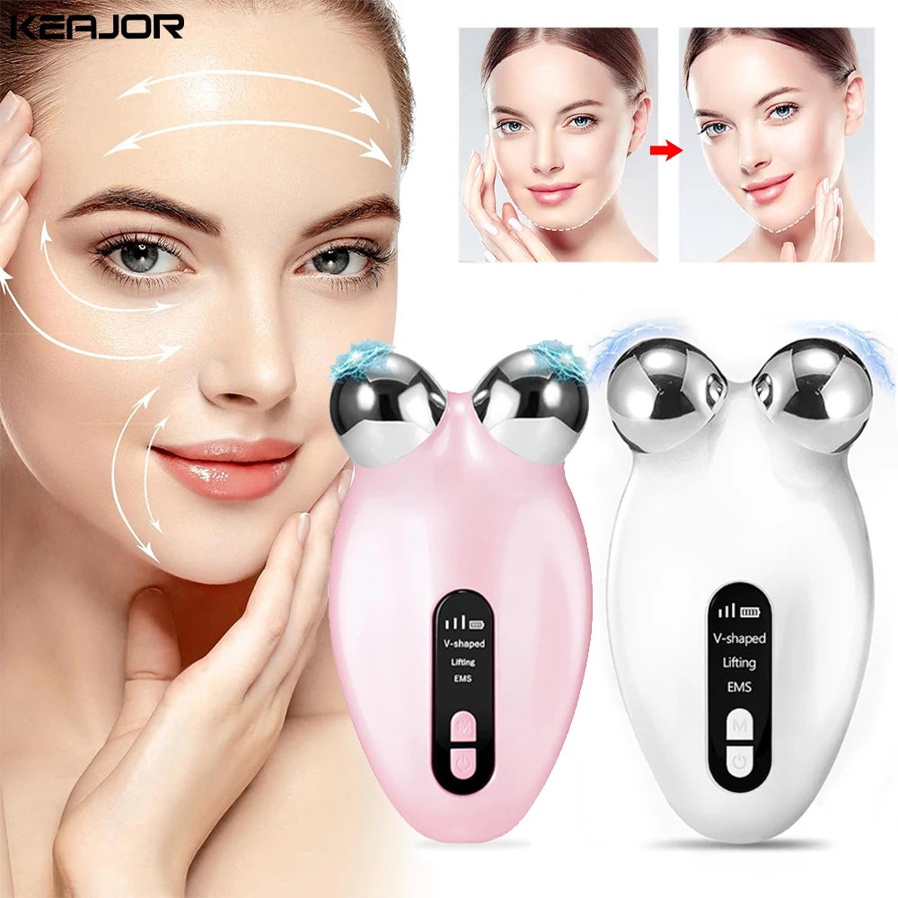 Masajeador Facial EMS: Dispositivo de Microcorriente para Lifting Facial