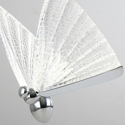 Lámparas Colgantes LED de Mariposa: Iluminación Nórdica para Dormitorio, Sala de Estar, Comedor y Cocina