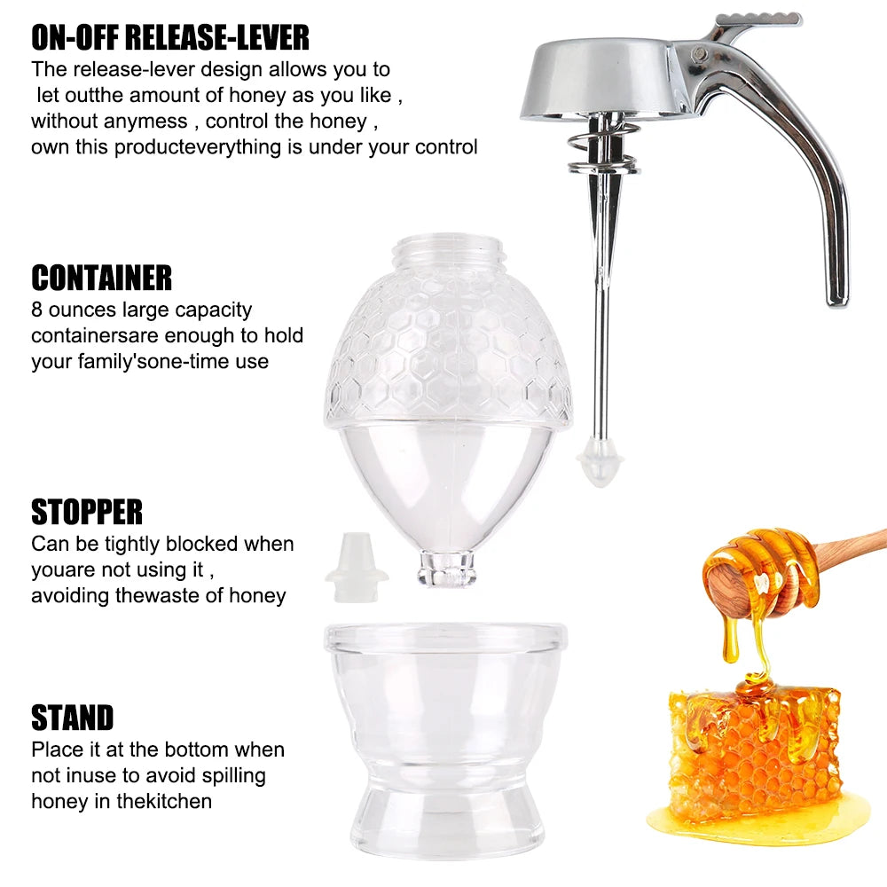 Dispensador de Miel en Botella Exprimible: Elegancia y Utilidad en la Cocina