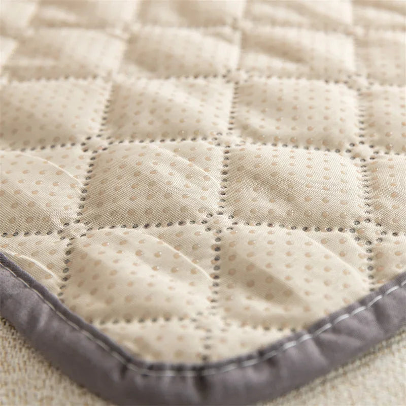 Funda Impermeable a Cuadros para Sofá Cama de Perros: Manta y Almohada