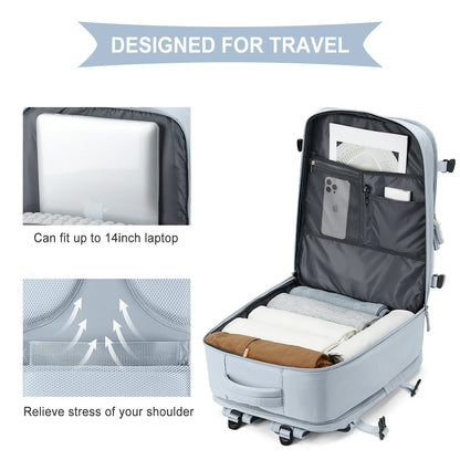 Mochila de Viaje 40x20x25 Ryanair: Mochila Personal con Compartimento para Portátil