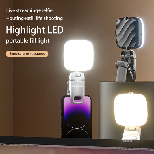 Estudio de Iluminación, luz LED Personal para selfies y Videoconferencias